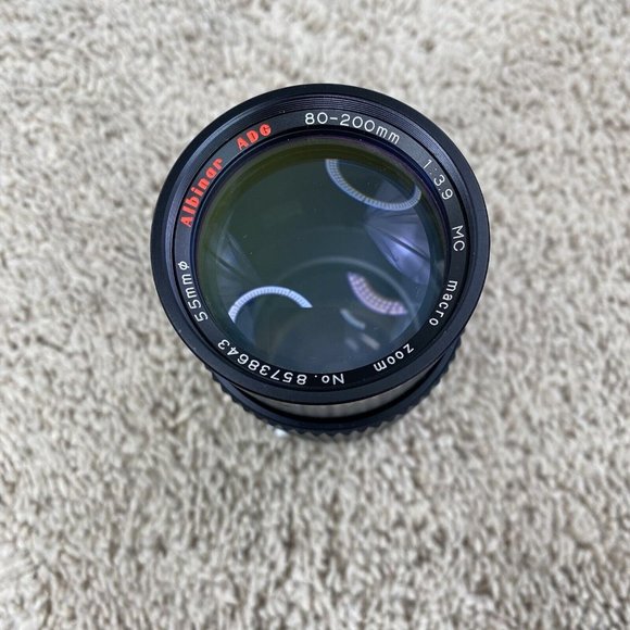 ALBINAR ADG 80-200mm 1:3.9 Macro Zoom Lens 55mm No 85738643‎ Untested - Picture 8 of 11